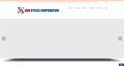 Desktop Screenshot of jainsteelscorp.com